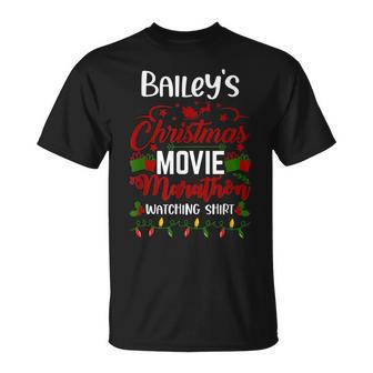 This Is My Christmas Movie Watching Bailey T-shirt - Thegiftio UK
