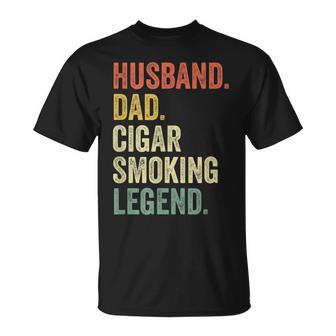 Mens Cigar Lover For Dad Men Vintage Cigar Saying T-Shirt - Seseable