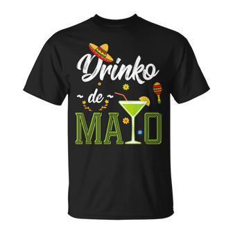 Cinco De Mayo Drinko De Mayo Fiesta Mexican Party Unisex T-Shirt | Mazezy