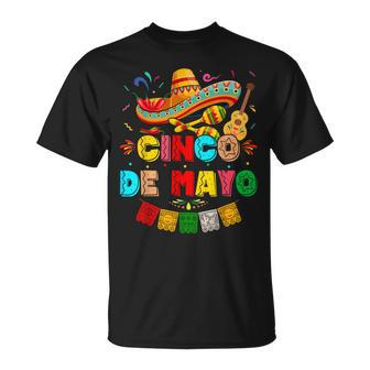  Cinco De Mayo Lets Fiesta 5 De Mayo Squad Fiesta Mexican Unisex T-Shirt | Mazezy