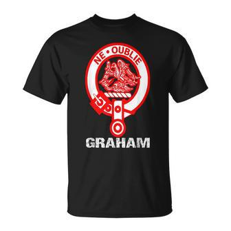 Clan Graham Emblem Crest Symbol Badge T-shirt - Thegiftio UK
