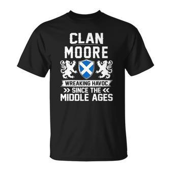Clan Moore Scottish Scotland Fathers T-shirt - Thegiftio UK