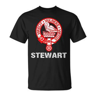 Clan Stewart Emblem Crest Symbol Badge T-shirt - Thegiftio UK