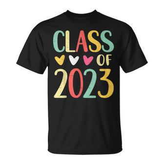 Class Of 2023 High School College Senior Graduation Womens Unisex T-Shirt | Mazezy