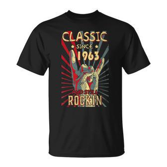 Classic Since 1963 Still Rockin Birthday Vintage Rock T-Shirt - Seseable