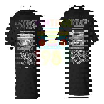 Classic 1989 30Th Birthday Vintage T Shirt Retro Mixtape Unisex T-Shirt | Mazezy