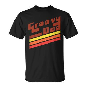 Mens Classic Vintage Retro 70S Groovy Dad T-Shirt - Seseable