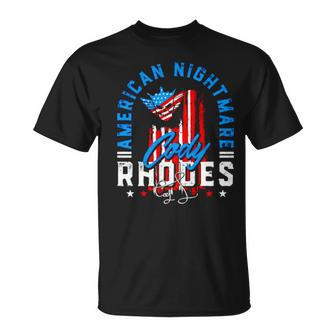 Cody Rhodes American Nightmare Usa Flag Signature Unisex T-Shirt