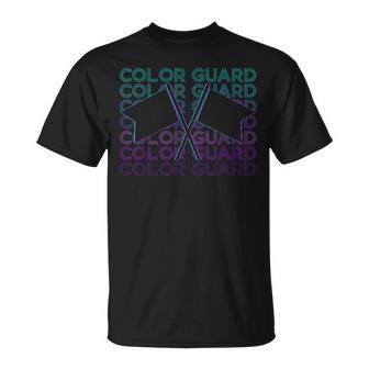 Color Guard Colour Guard Retro Unisex T-Shirt | Mazezy