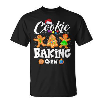 Cookie Baking Crew Family Christmas Gingerbread Team Pajamas T-shirt - Seseable