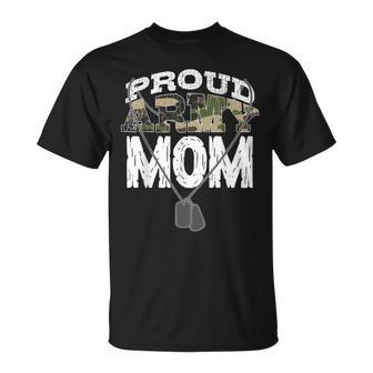 Cool Proud Army Mom | Funny Mommies Military Camouflage Gift Unisex T-Shirt