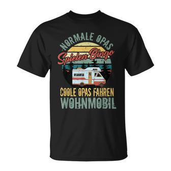 Coole Opas Fahren Wohnmobil Souvenir Camper Opa T-Shirt - Seseable