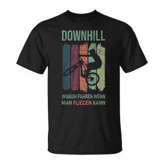 Cooler Spruch Downhill Trikot Mountainbike Fahren Bike T-Shirt - Seseable