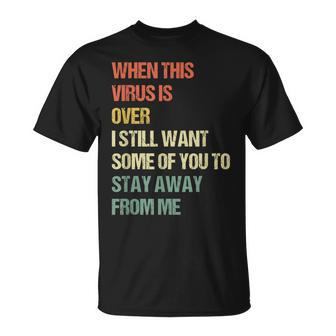Corona Covid Virus Humorous Vintage T-Shirt - Seseable