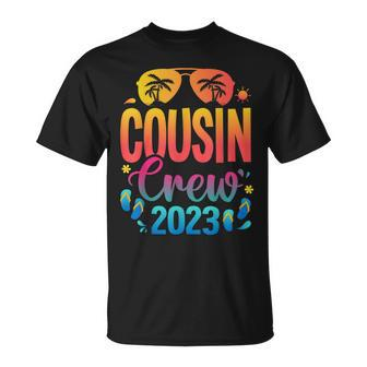 Cousin Crew 2023 Family Summer Vacation Beach Sunglasses Unisex T-Shirt | Mazezy