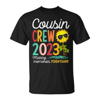 Cousin Crew 2023 Summer Vacation Beach Family Trip Matching Unisex T-Shirt | Mazezy