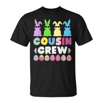 Cousin Crew Bunnies Easter Eggs Easter Day Family Matching Unisex T-Shirt | Mazezy AU