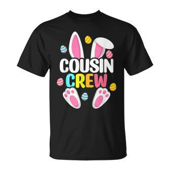 Cousin Crew Easter Bunny Happy Easte Family Matching Toddler Unisex T-Shirt | Mazezy