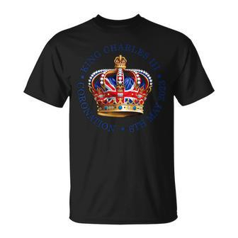Cr Iii King Charles Coronation May 2023 British Royal Crown Unisex T-Shirt | Mazezy