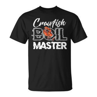 Crawfish Boil Master Cajun Seafood Festival Retro Cooking Unisex T-Shirt | Mazezy