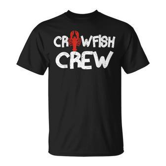 Crawfish Crew Funny Cajun Crawfish Boil Unisex T-Shirt | Mazezy
