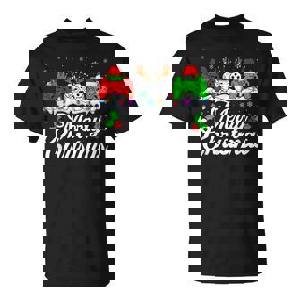 Cute Christmas Video Game Santa Hat Xmas Light Boys Girls T-shirt - Seseable