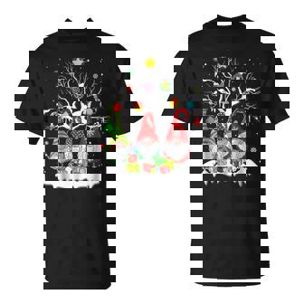 Cute Elves Winter Christmas 2022 Three Nordic Gnomes Swedish T-shirt - Thegiftio