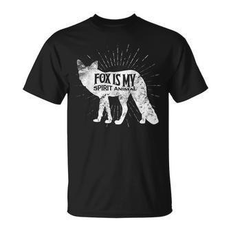 Cute Fox Team Love Foxes Spirit Animal Costume T-Shirt - Seseable