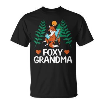 Cute Foxy Grandma Unisex T-Shirt | Mazezy