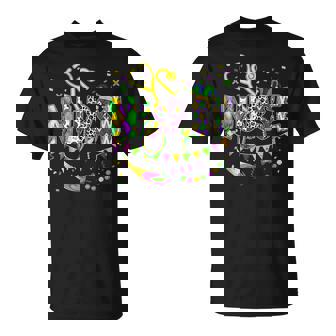 Cute Leopard Nurse Mardi Gras Festival Party Nursing Costume T-shirt - Thegiftio