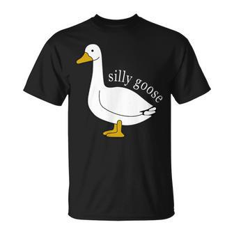 Cute Silly Goose Ugly Xmas Funny Goose Trendy Clothing Unisex T-Shirt | Mazezy DE