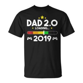 Dad Est 2019 T New Daddy 20 Best Video Games Gift Unisex T-Shirt | Mazezy