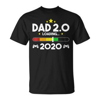 Dad Est 2020 T New Daddy 20 Best Video Games Gift Unisex T-Shirt | Mazezy