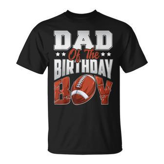 Dad Football Birthday Boy Baller B-Day Party T-shirt - Thegiftio UK