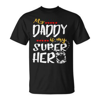 My Daddy Is My Superhero Proud Army Soldiers Kids T-Shirt - Seseable