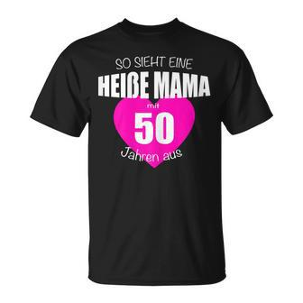 Damen 50 Geburtstag Frauen Geschenk Mama 50 Jahrgang 1970 T-Shirt - Seseable