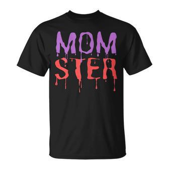 Damen Momster Halloween Kostüm Für Mama Geschenk T-Shirt - Seseable