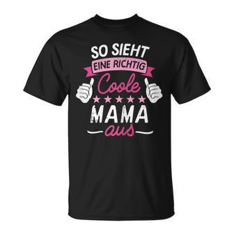 Damen T-Shirt Coole Mama, Lustiges Design für Mütter - Seseable