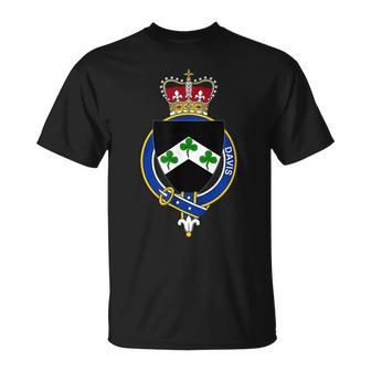 Davis Coat Of Arms Family Crest Unisex T-Shirt - Seseable