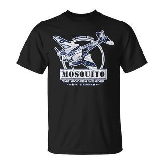 Dh98 Mosquito British Ww2 Aircraft Military Army Unisex T-Shirt | Mazezy