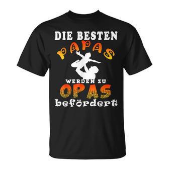 Die Besten Väter Werden Zum Opa Beförder Grossvater Geschenk T-Shirt - Seseable