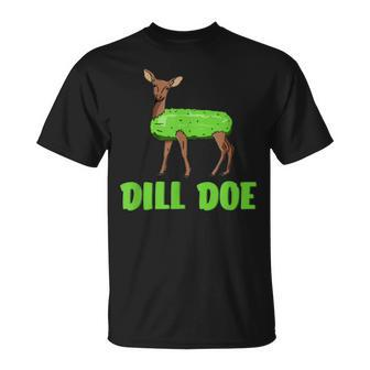 Dill Doe Funny Adult Humor Funny Nature Deer Redneck Unisex T-Shirt | Mazezy