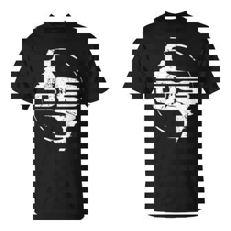 Dis Round Badge In White Unisex T-Shirt | Mazezy