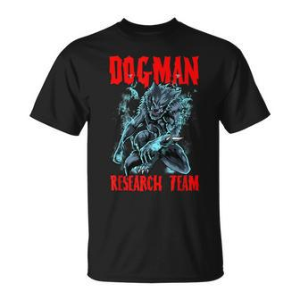 Dogman Research Team Cryptid Humanoid Animal Dog Man T-shirt - Thegiftio UK