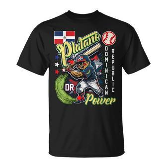 Dominican Republic Baseball Dominicana Platano Power Unisex T-Shirt | Mazezy