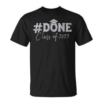 Done Class Of 2023 For Senior Year Graduate Student Kids Unisex T-Shirt | Mazezy