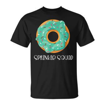 Donut Lover Matching Birthday Donut Sprinkle Squad Unisex T-Shirt | Mazezy
