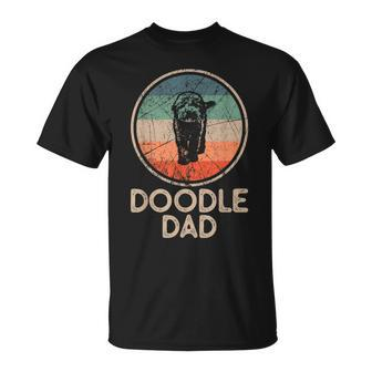 Doodle Dog Vintage Doodle Dad T-Shirt - Seseable