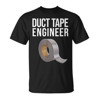 Duct Tape Engineer Heimwerker Lustiges Duct Tape T-Shirt - Seseable