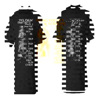 Dying Doesnt Scare Me What Scares Me On Back Unisex T-Shirt | Mazezy